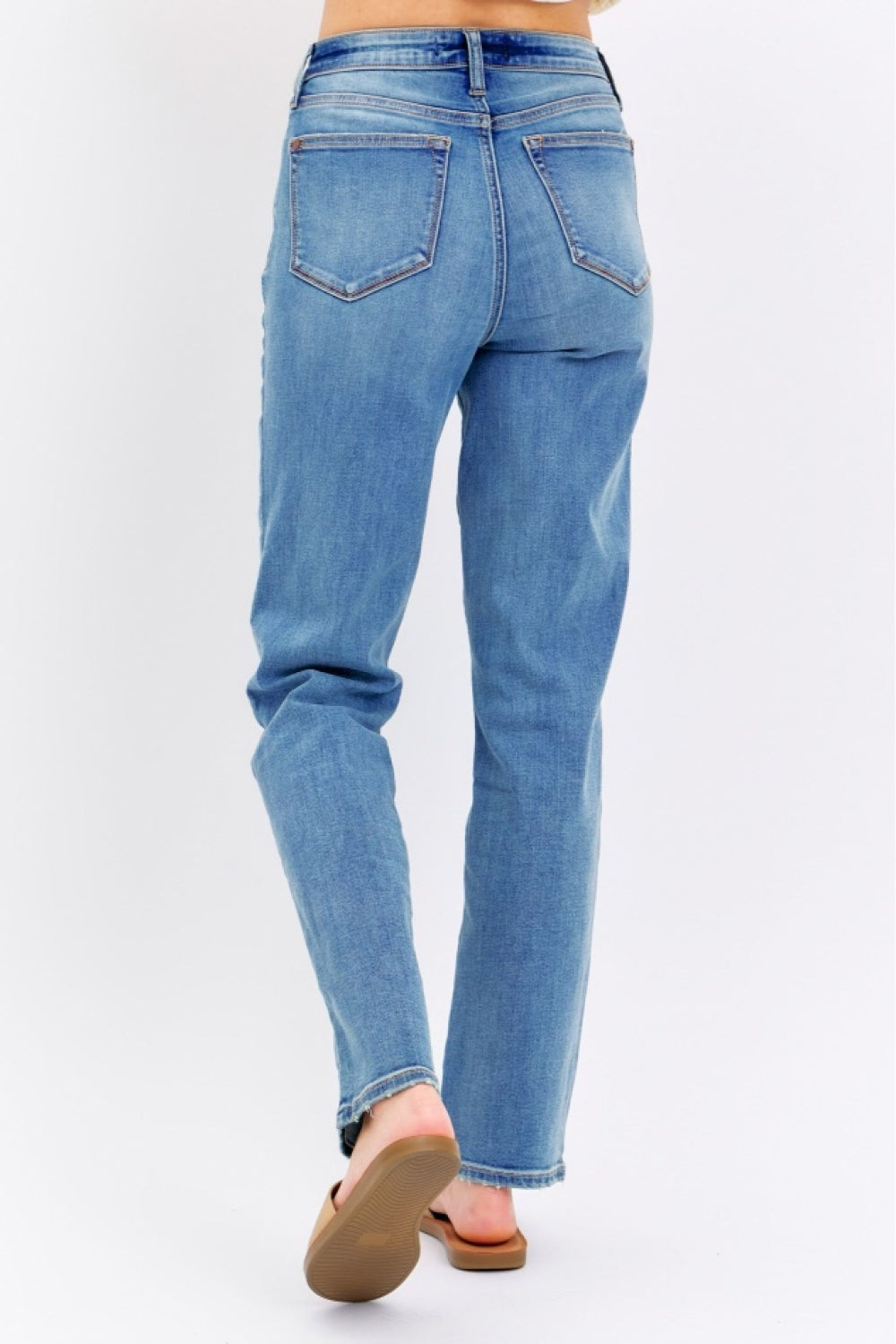 Judy Blue Full Size High Waist Straight Jeans Pants