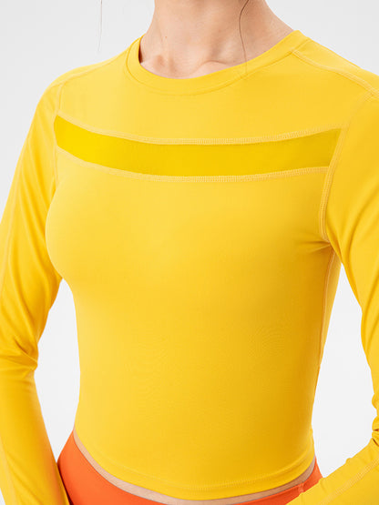 Round Neck Long Sleeve Active T-Shirt Active T-Shirt