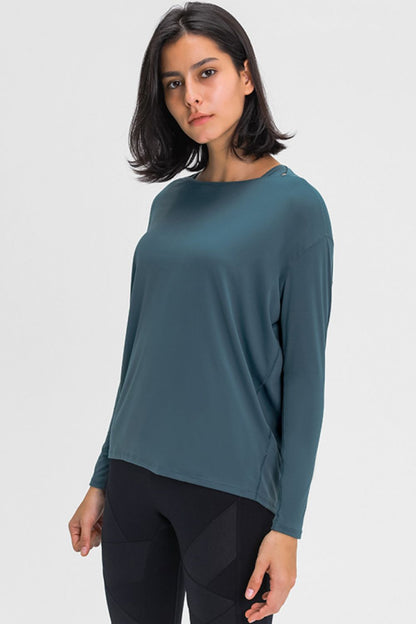 Loose Fit Active Top Teal Active T-Shirt