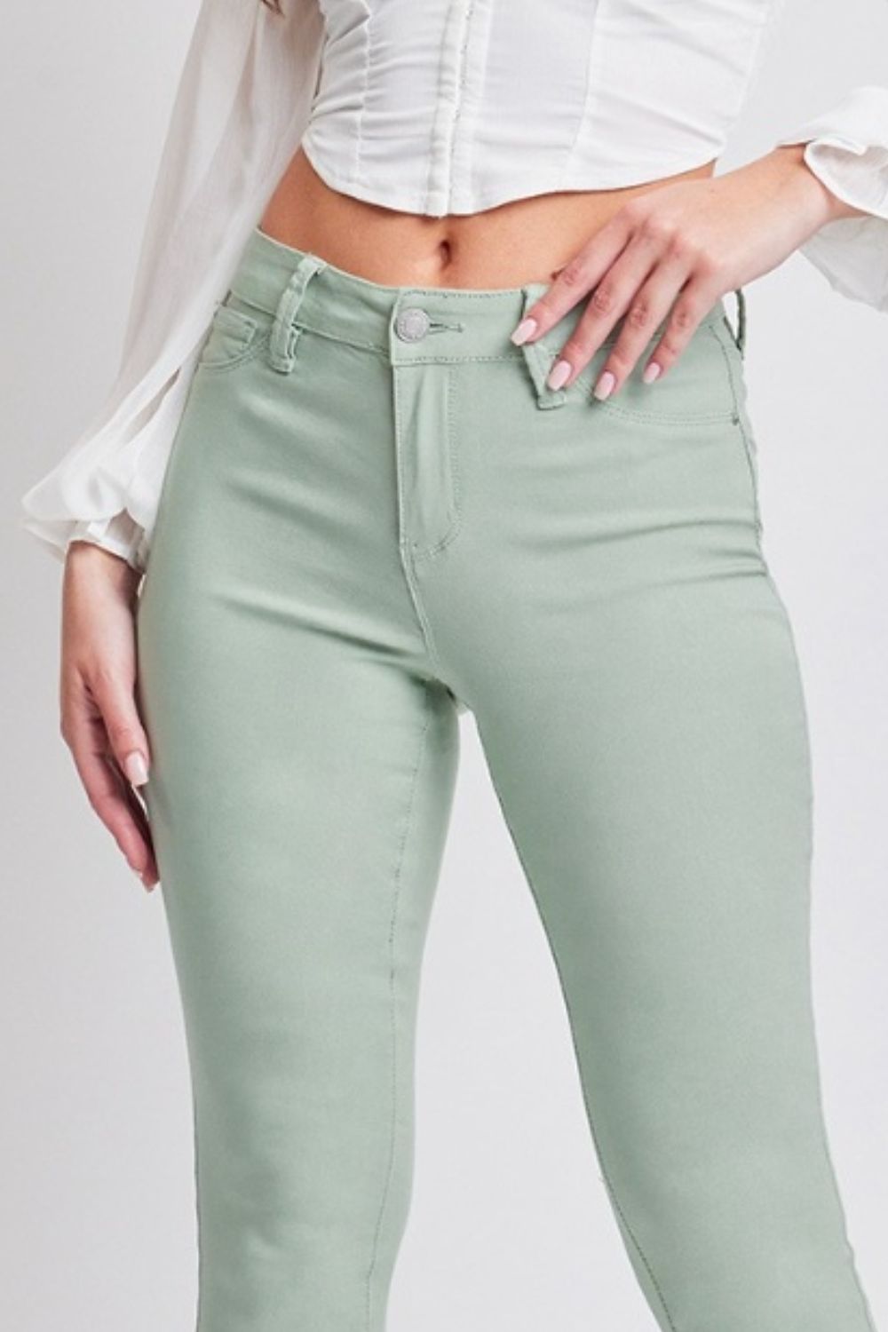 YMI Jeanswear Hyperstretch Mid-Rise Skinny Jeans Pants